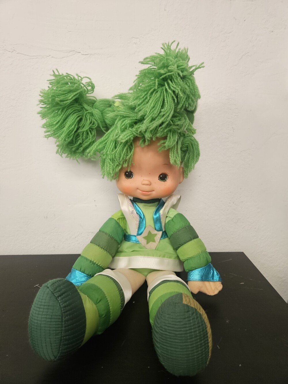 Mattel Hallmark Vintage Rainbow Brite Patty O'Green Plush Doll 18” 1983
